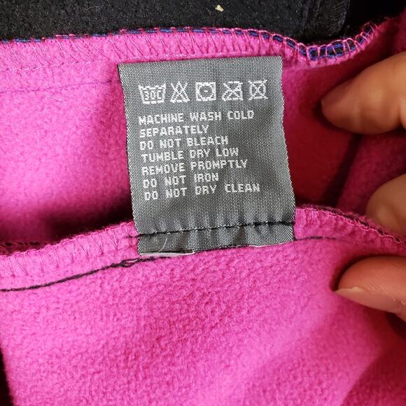 New Balance Periwinkle Blue and Black Soft-shell Hooded Zip up Jacket Size Med - Picture 7 of 8